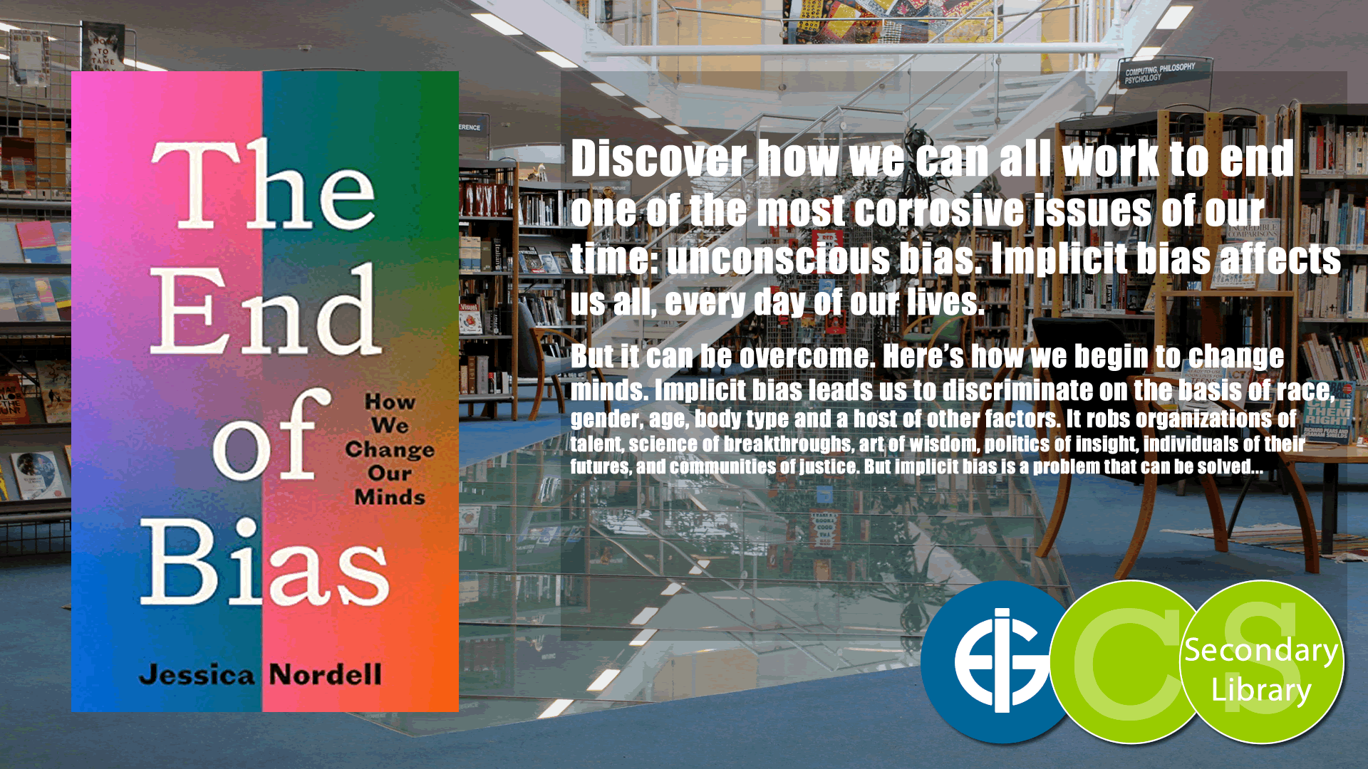 THE END OF BIAS / Jessica Nordell