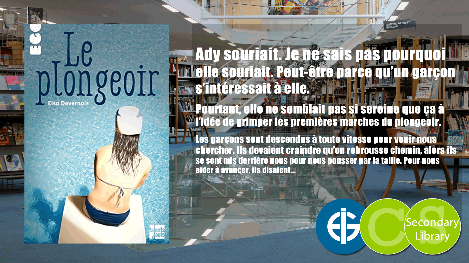 LE PLONGEOIR / Elsa Devernois