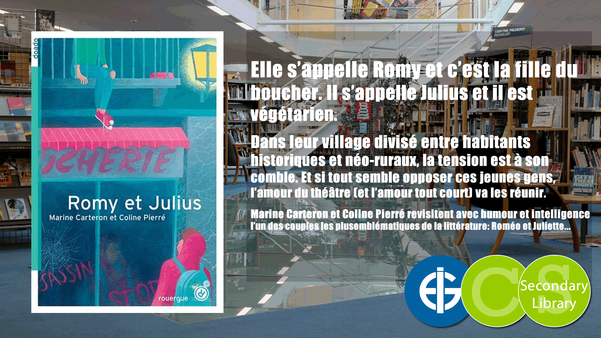 ROMY ET JULIUS / Marine Carteron & Coline Pierré