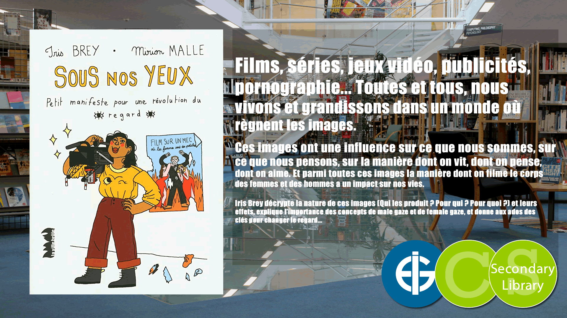 SOUS NOS YEUX: PETIT MANIFESTE POUR UNE RÉVOLUTION DU REGARD / Iris Brey & Mirion Malle