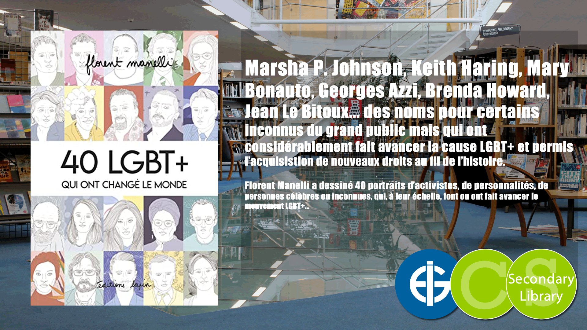 40 LGBT+ QUI ONT CHANGE LE MONDE / Florent Manelli