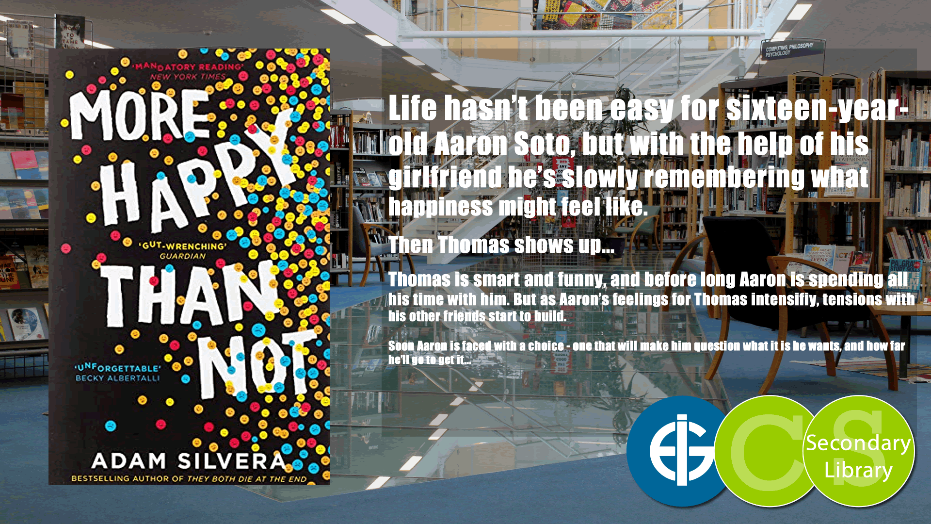 MORE HAPPY THAN NOT / Adam Silvera