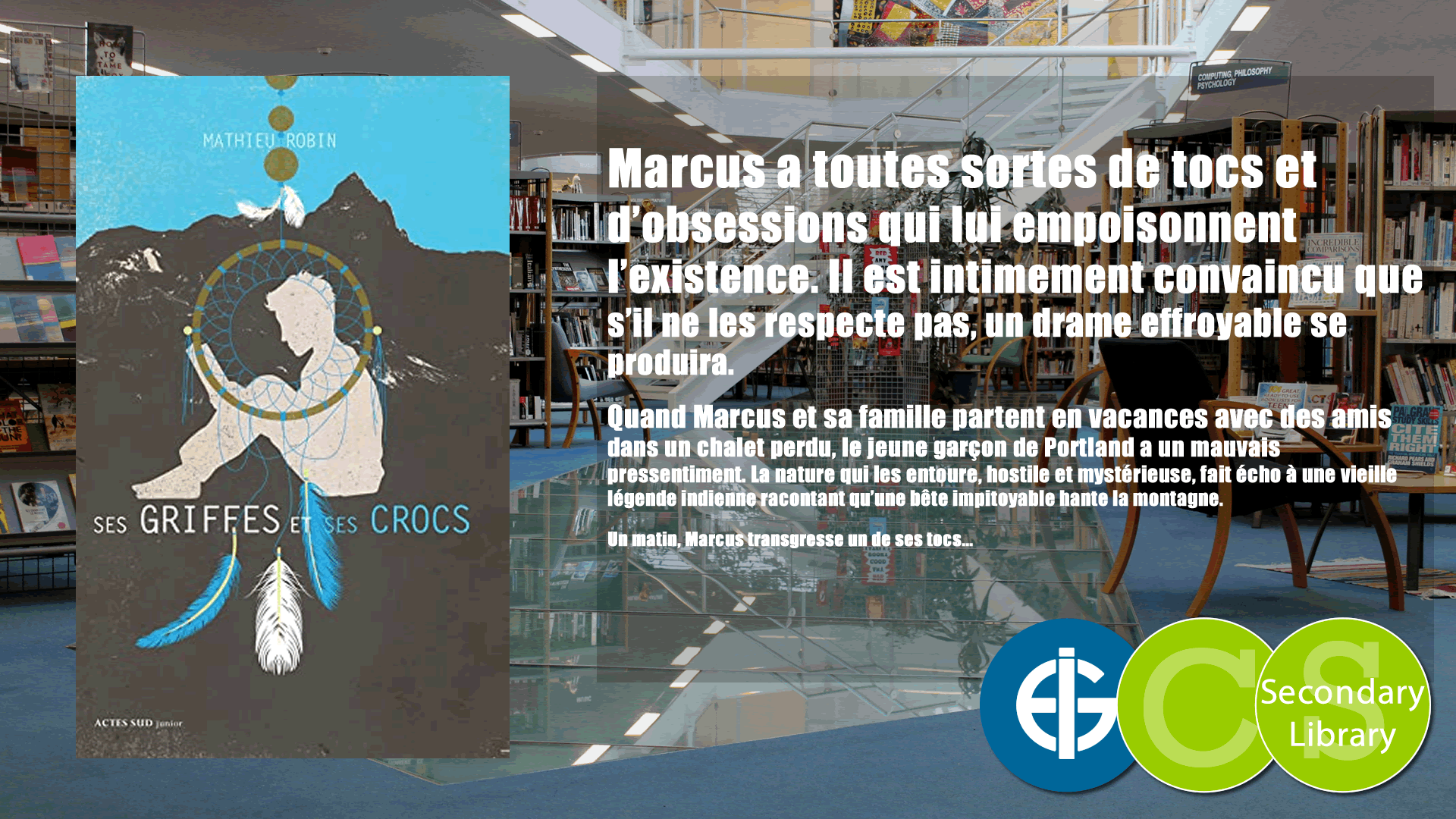 SES GRIFFES ET SES CROCS / Mathieu Robin