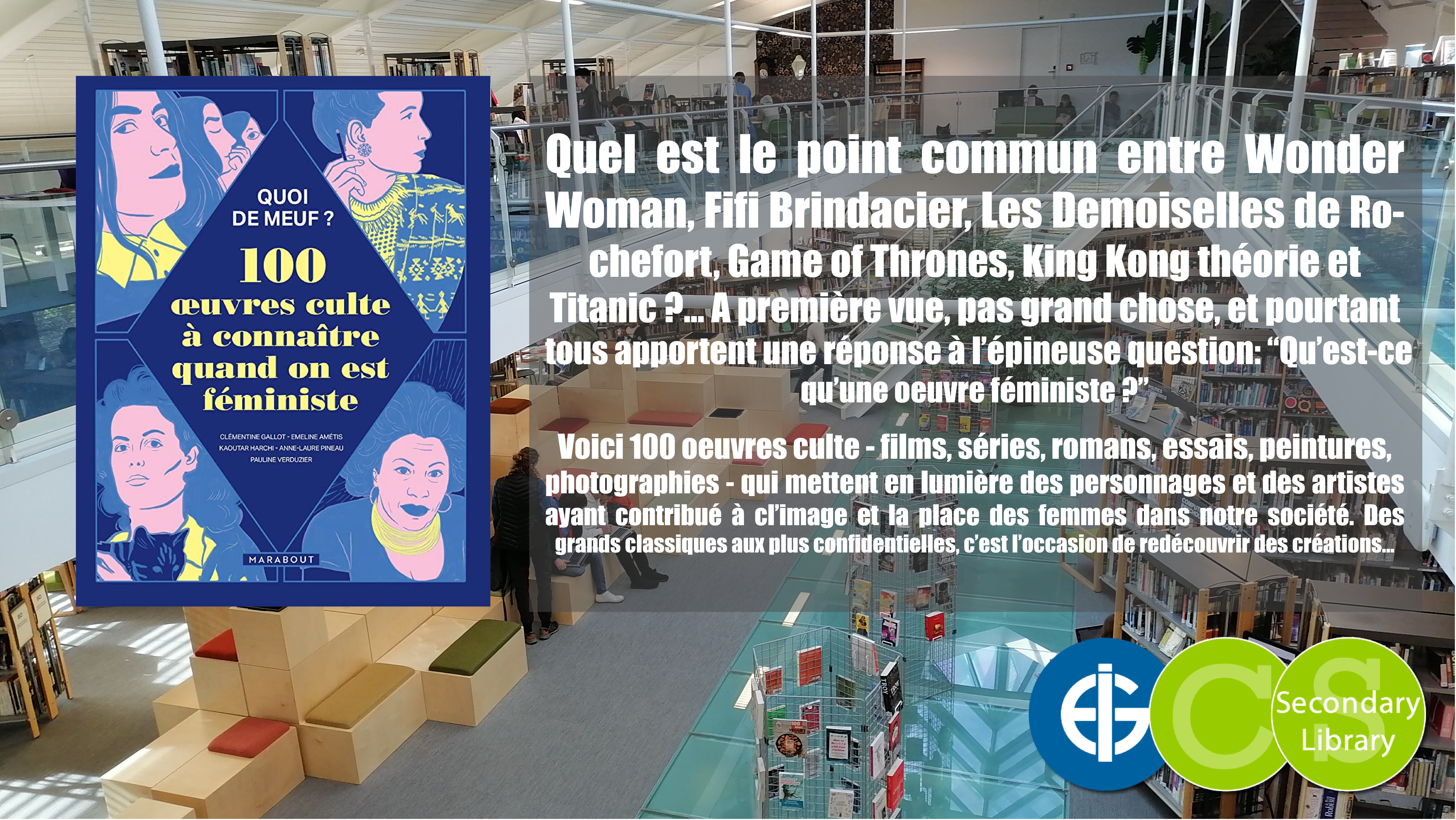 100 OEUVRES CULTE A CONNAITRE QUAND ON EST FEMINISTE / Quoi de meuf ?