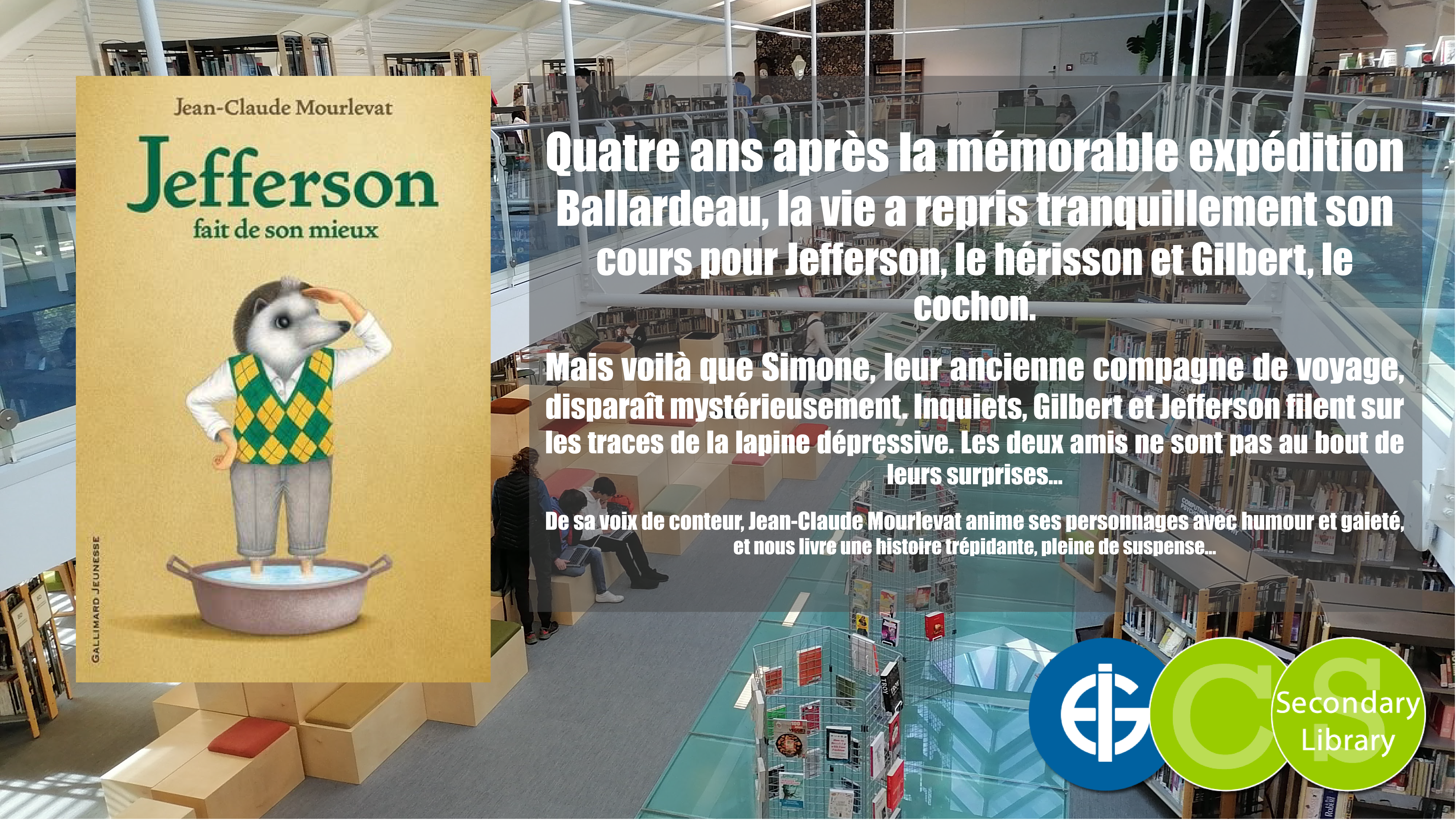 JEFFERSON FAIT DE SON MIEUX / Jean-Claude Mourlevat