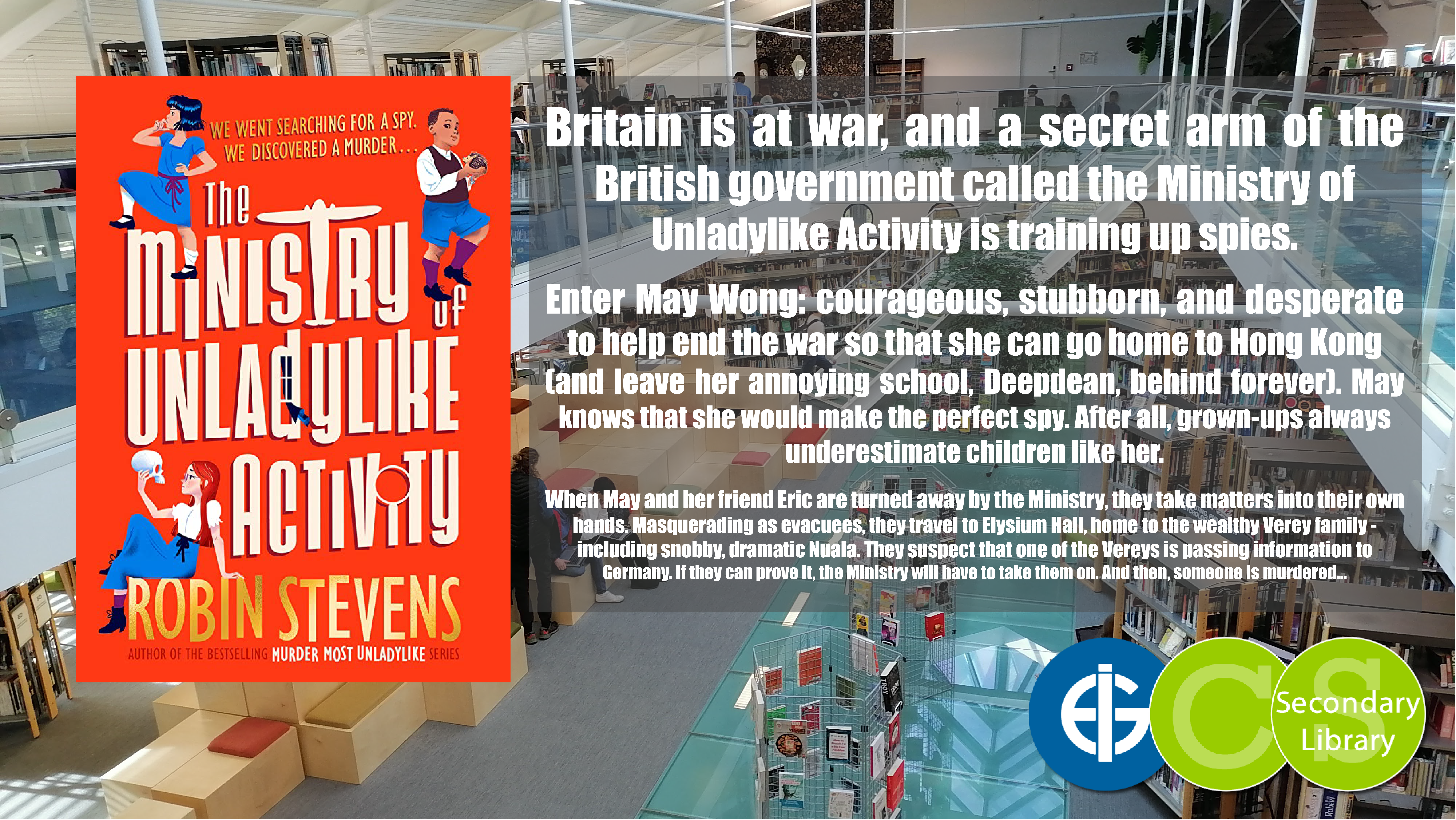 THE MINISTRY OF UNLADYLLIKE ACTIVITY / Robin Stevens