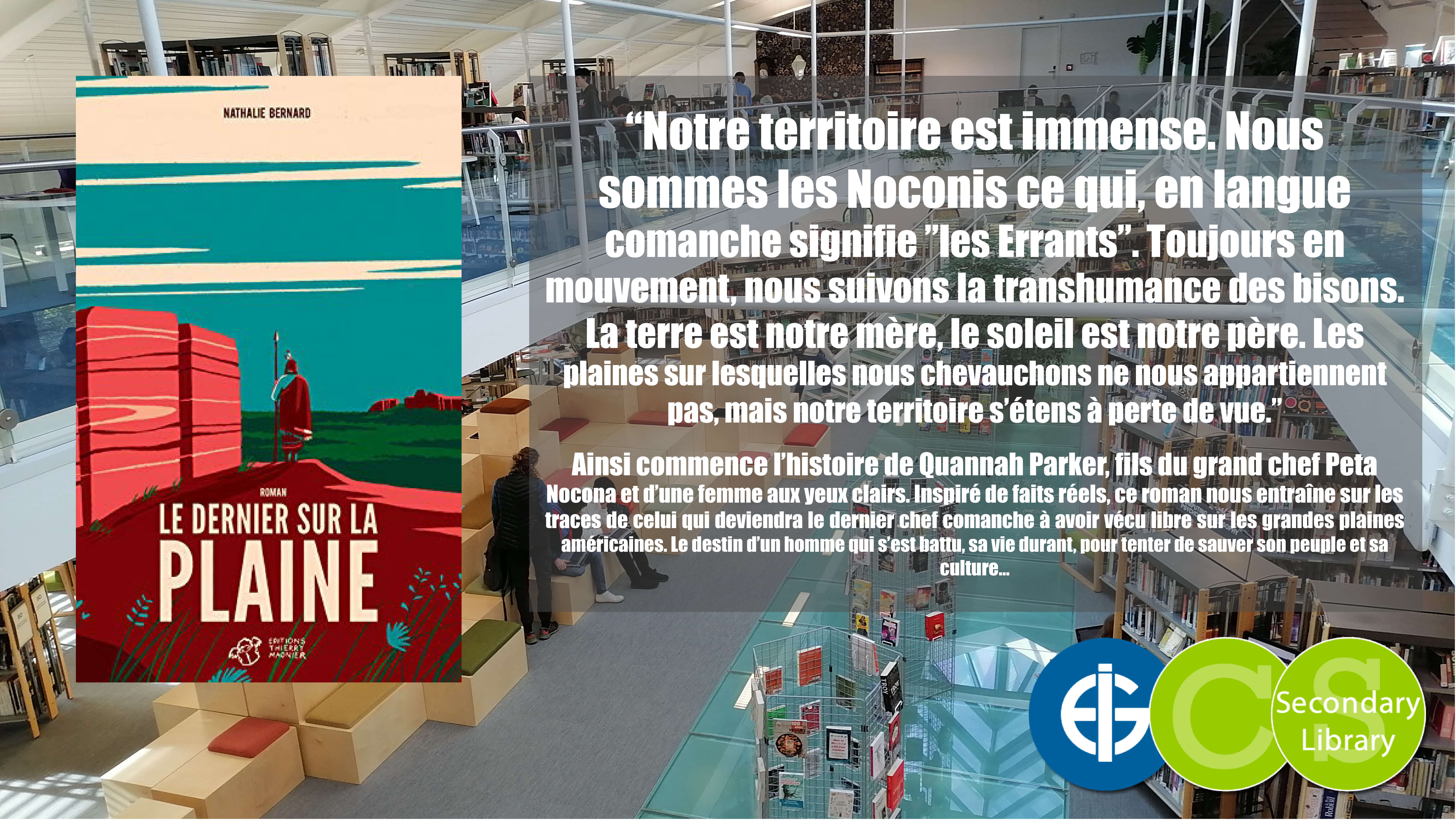 LE DERNIER SUR LA PLAINE / Nathalie Bernard