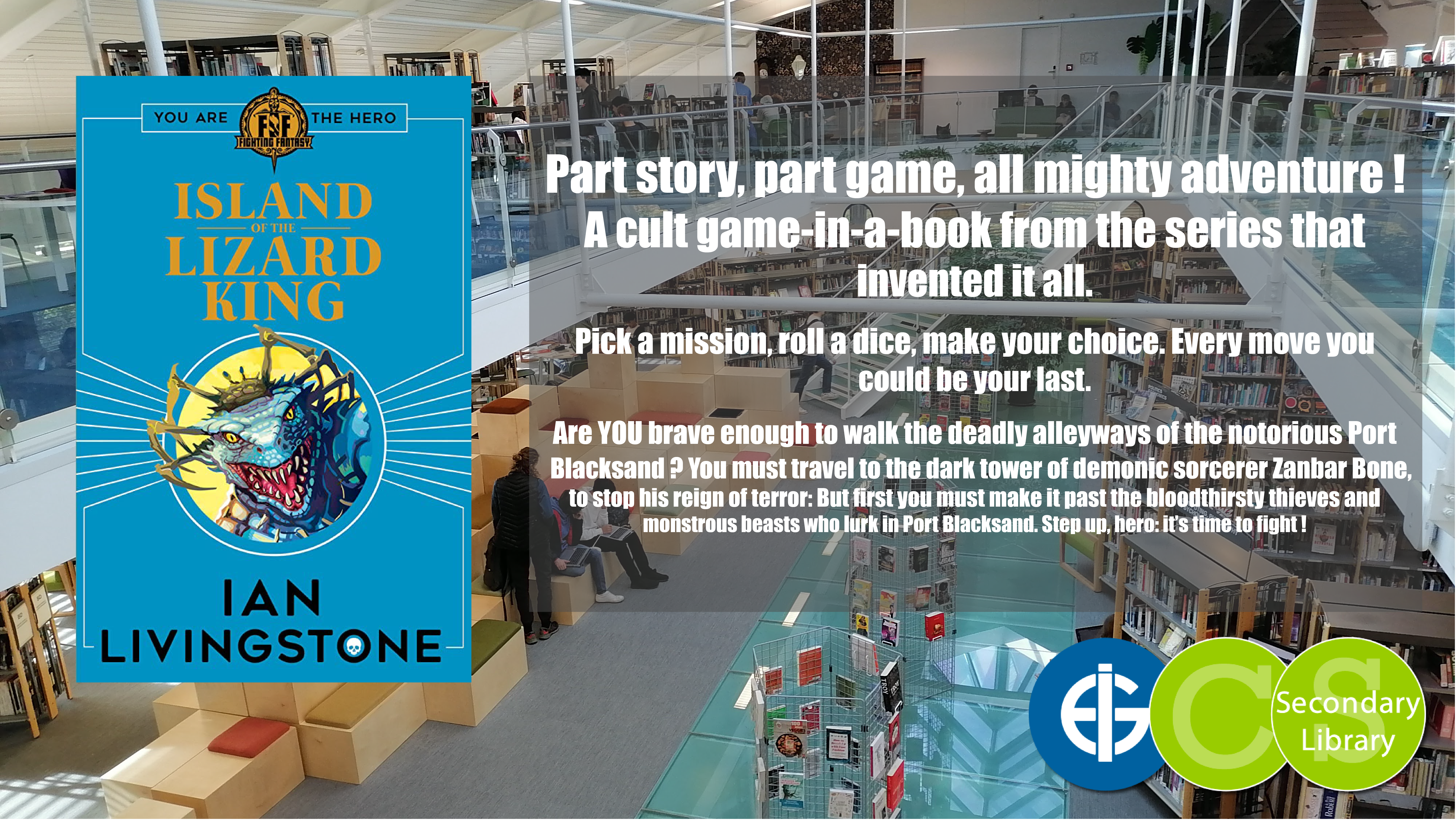 ISLAND OF THE LIZARD KING / Ian Livingstone