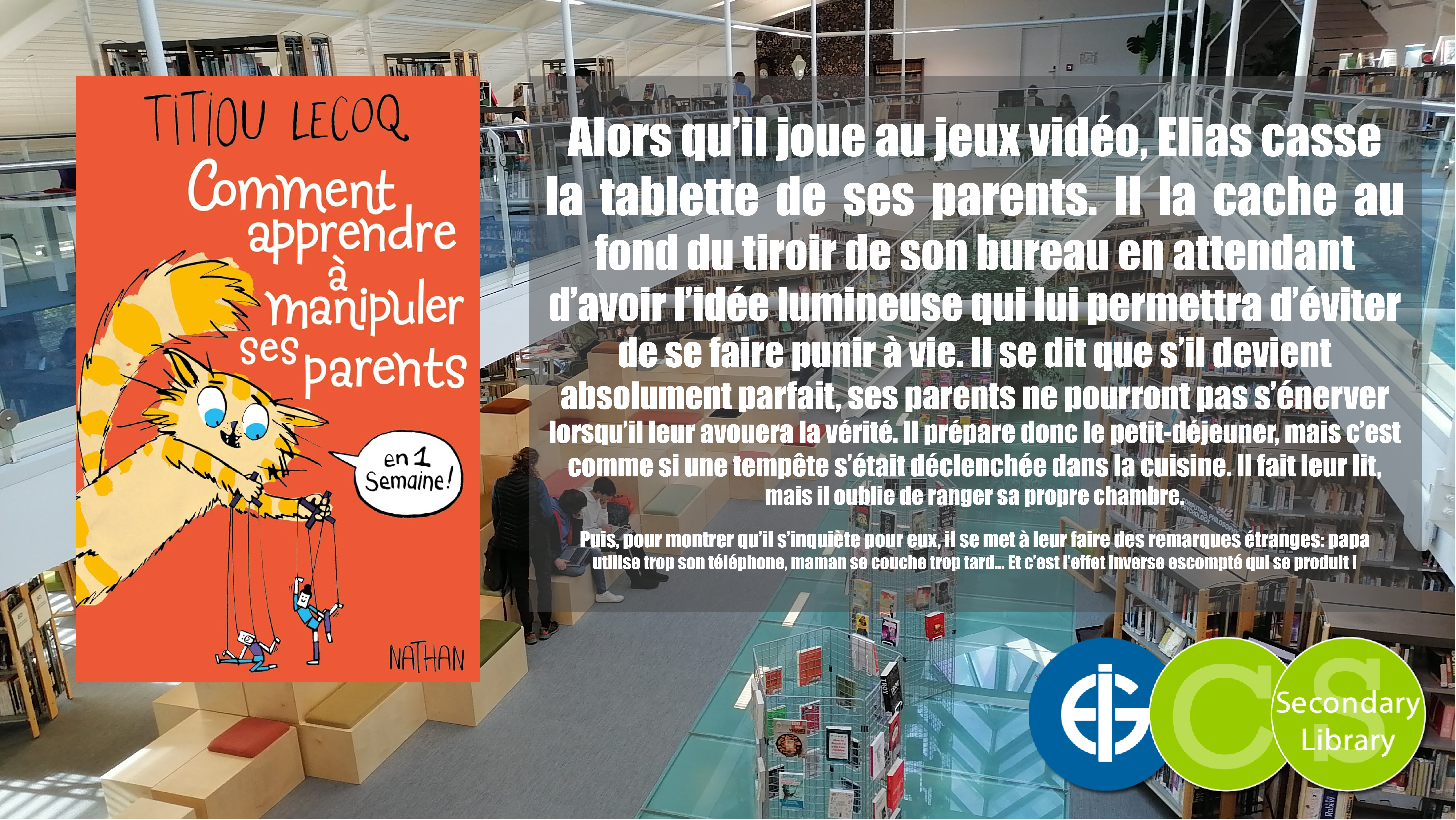 COMMENT APPRENDRE A MANIPULER SES PARENTS / Titiou Lecoq