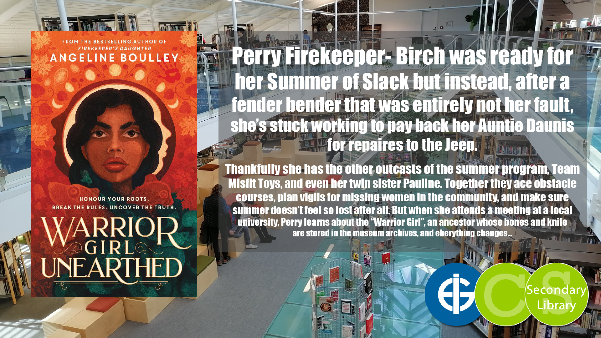 WARRIOR GIRL UNEARTHED / Angeline Boulley