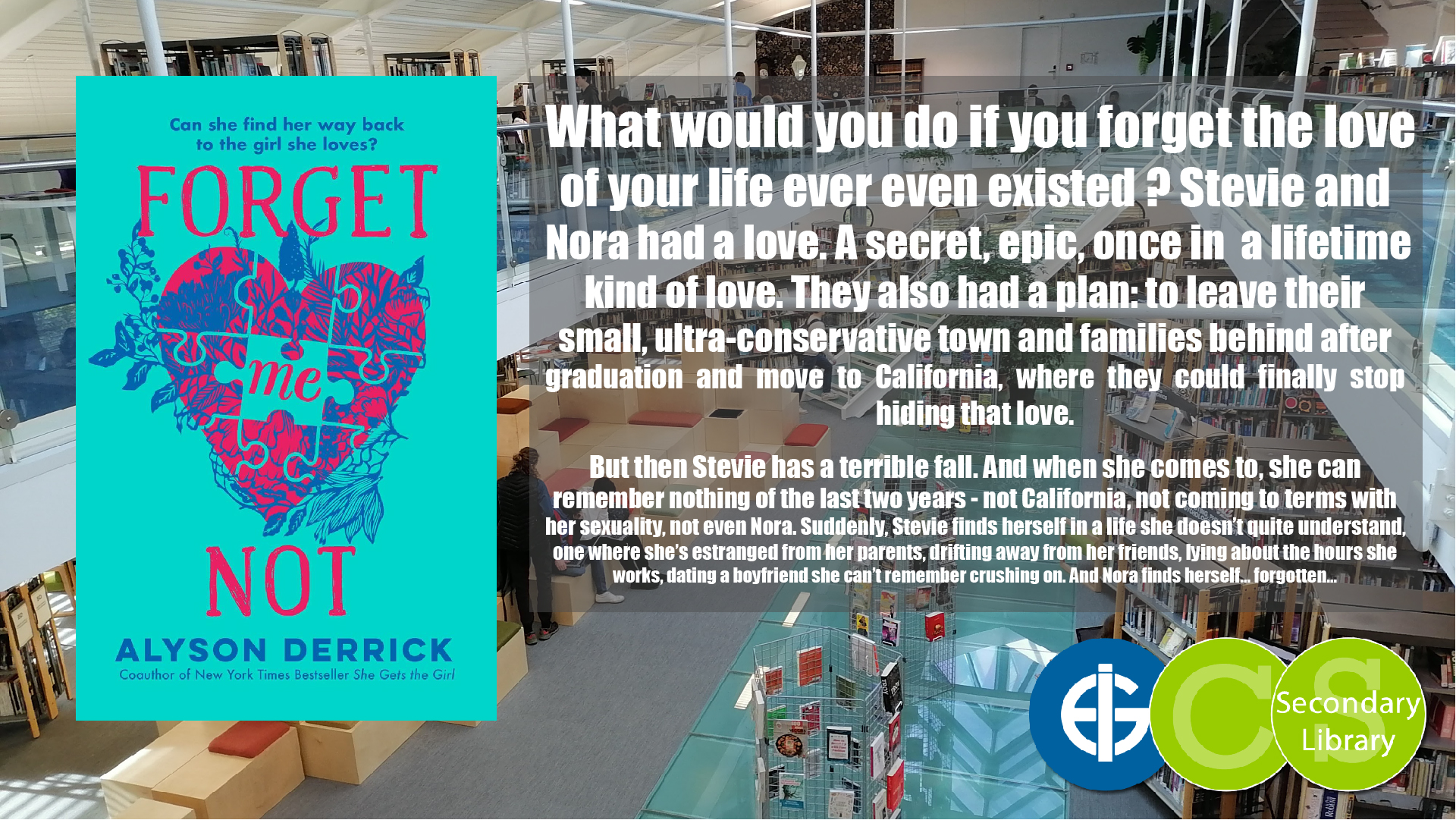 FORGET ME NOT / Alyson Derrick