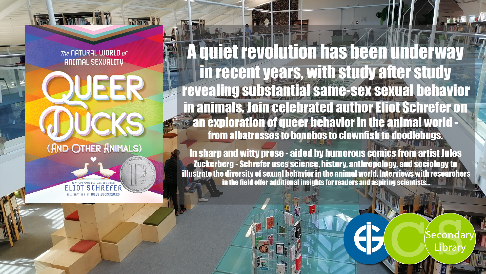 QUEER DUCKS (AND OTHER ANIMALS) / Eliot Schrefer & Jules Zuckerberg