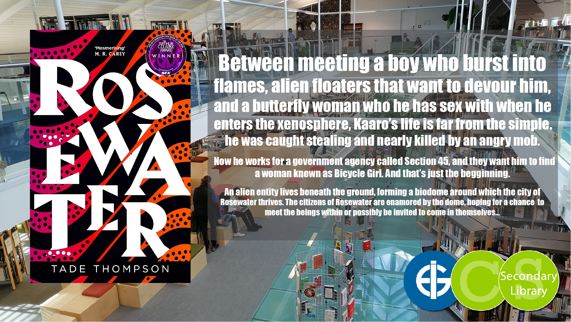 ROSEWATER / Tade Thompson