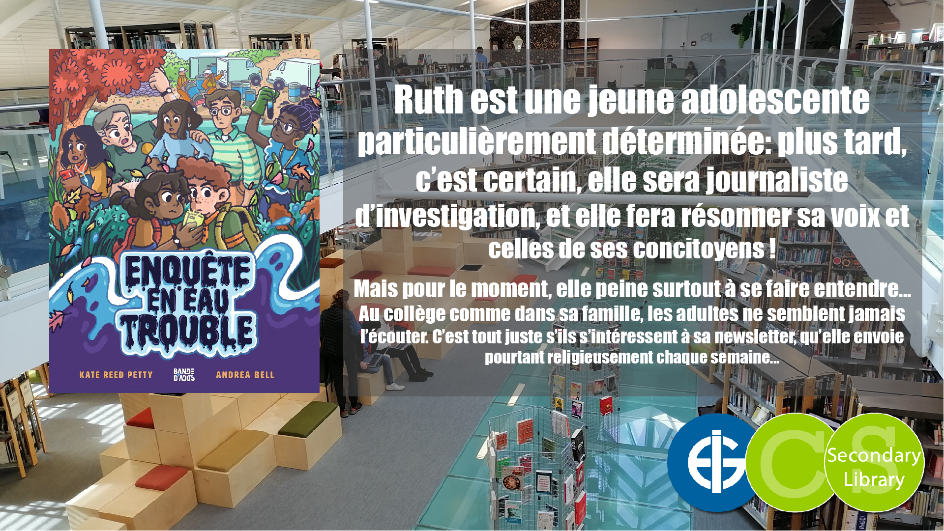 ENQUÊTE EN EAU TROUBLE / Kate Reed Petty & Andrea Bell