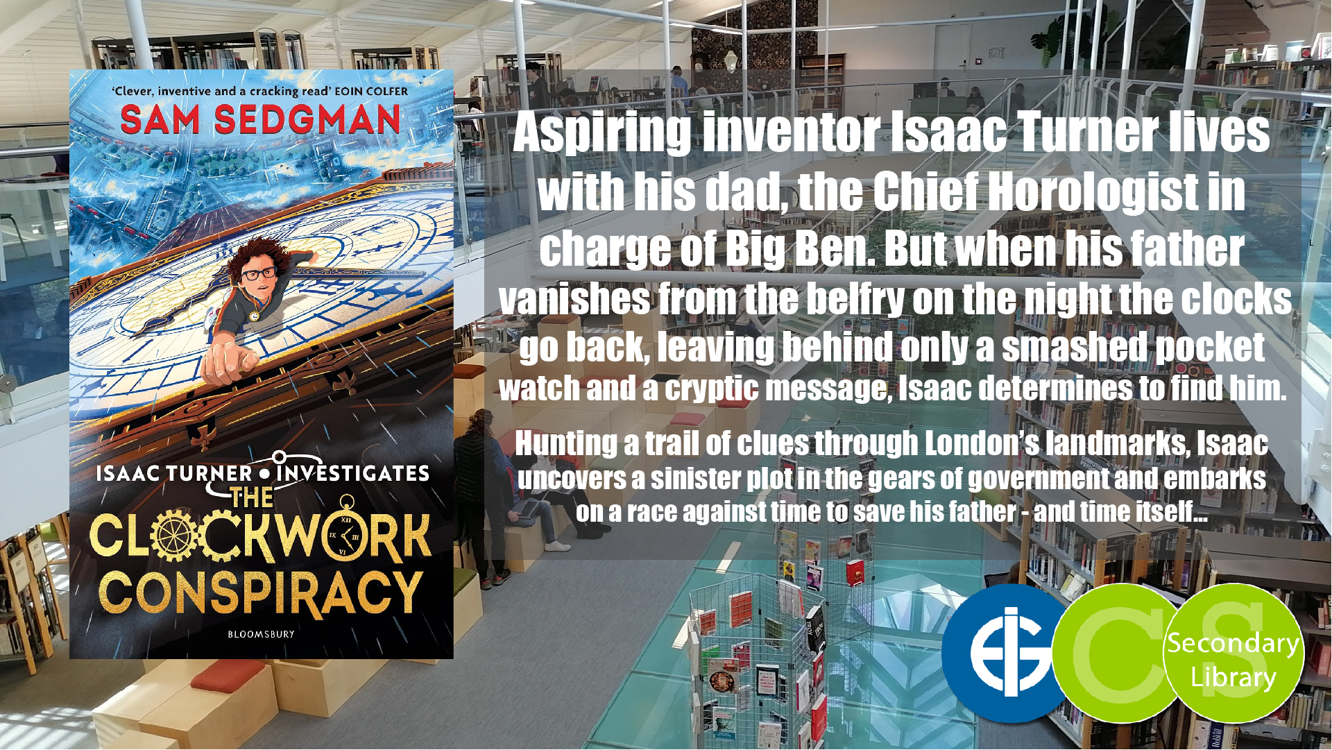 THE CLOCKWORK CONSPIRACY / Sam Sedgman