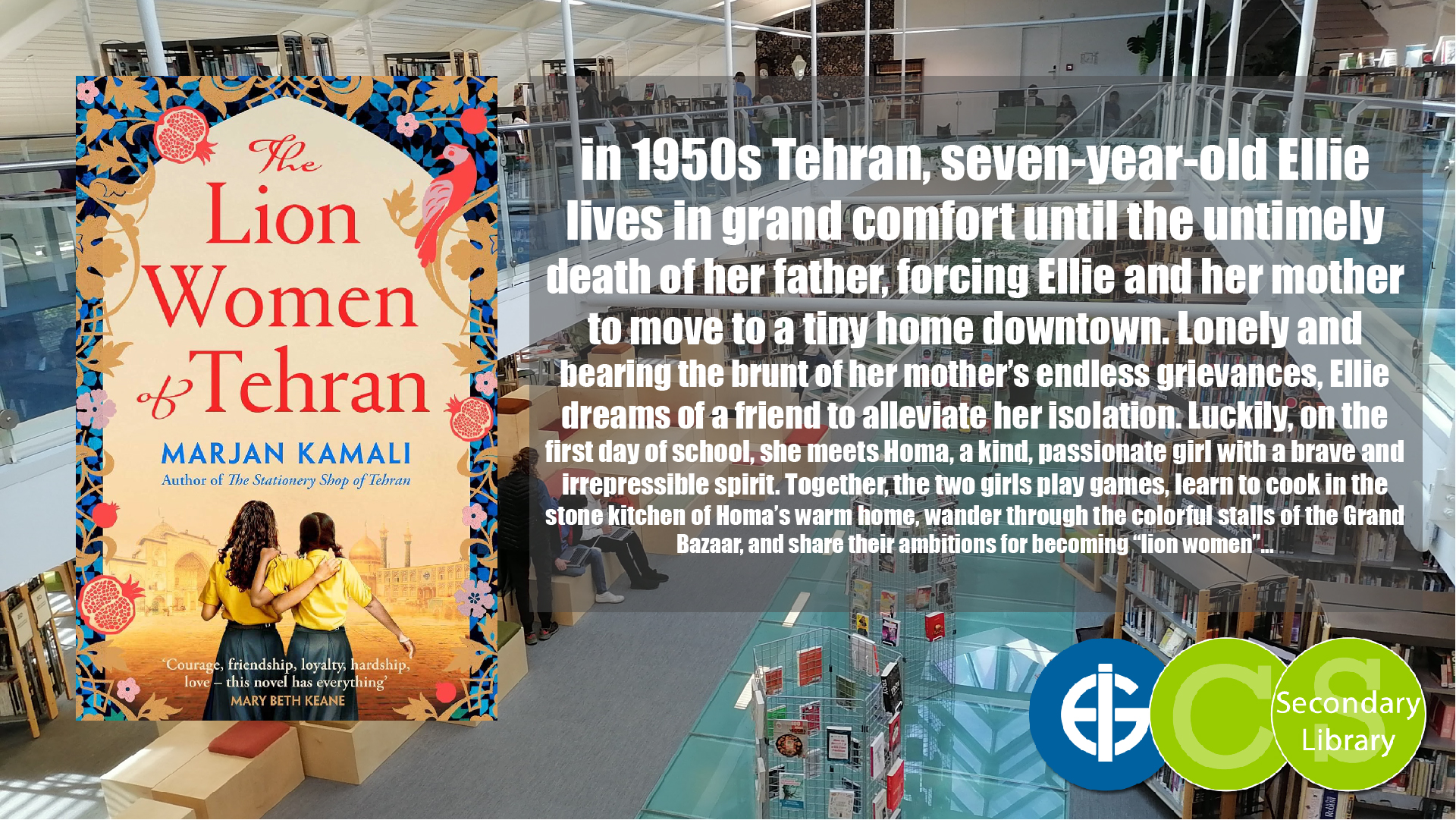 THE LION WOMEN OF TEHRAN / Marjan Kamali