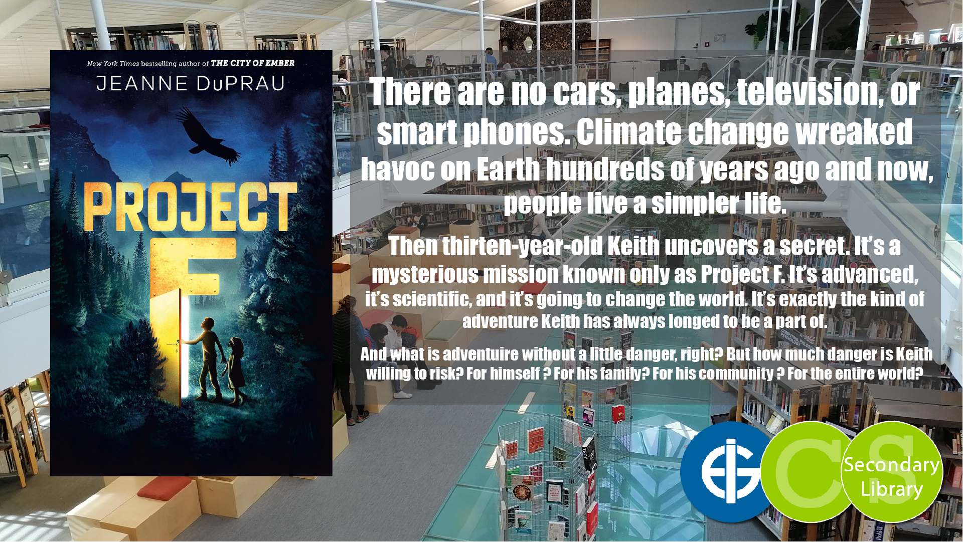 PROJECT F / Jeanne DuPrau