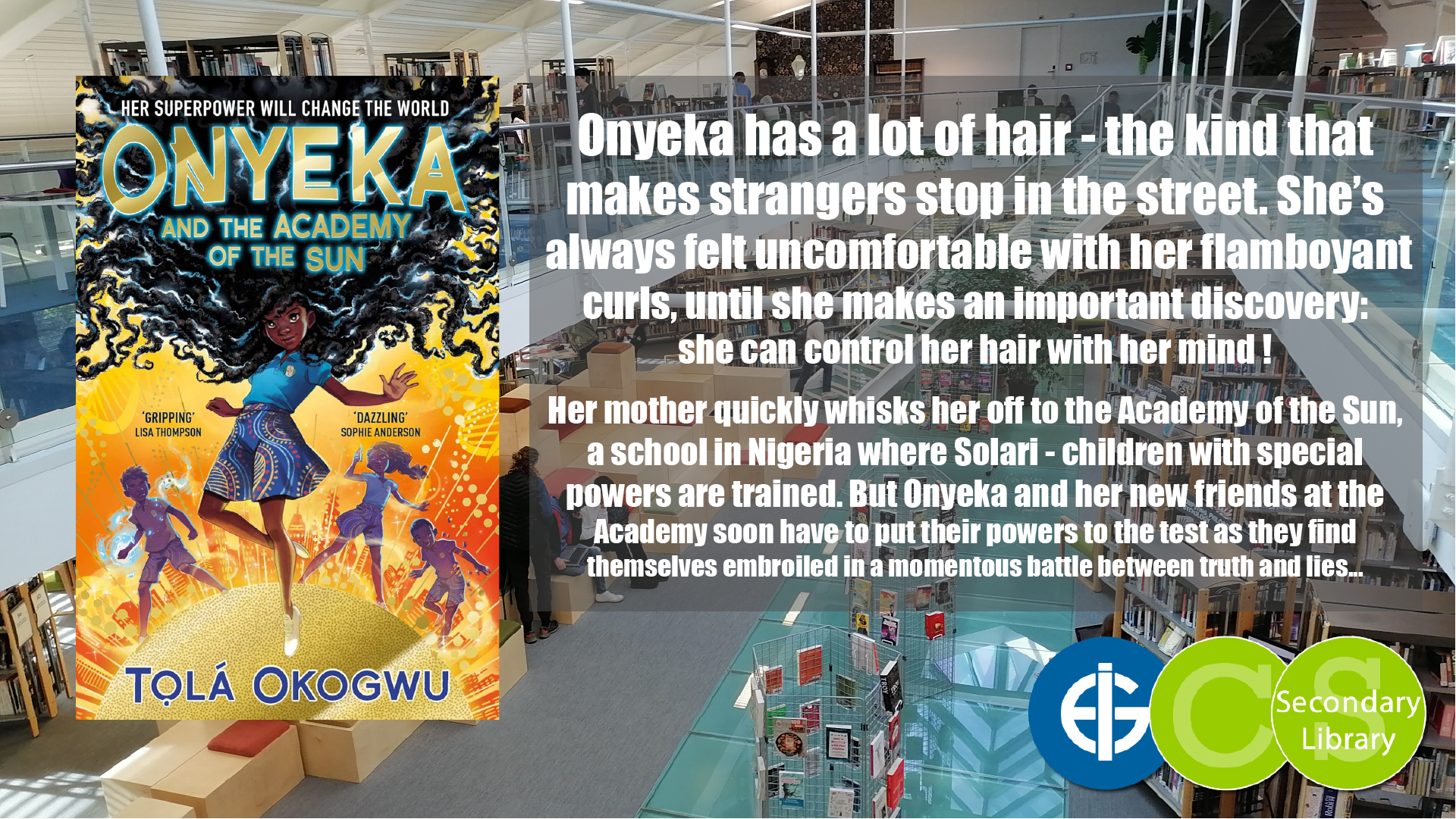 ONYEKA AND THE ACADEMY OF THE SUN / Tola Okogwu