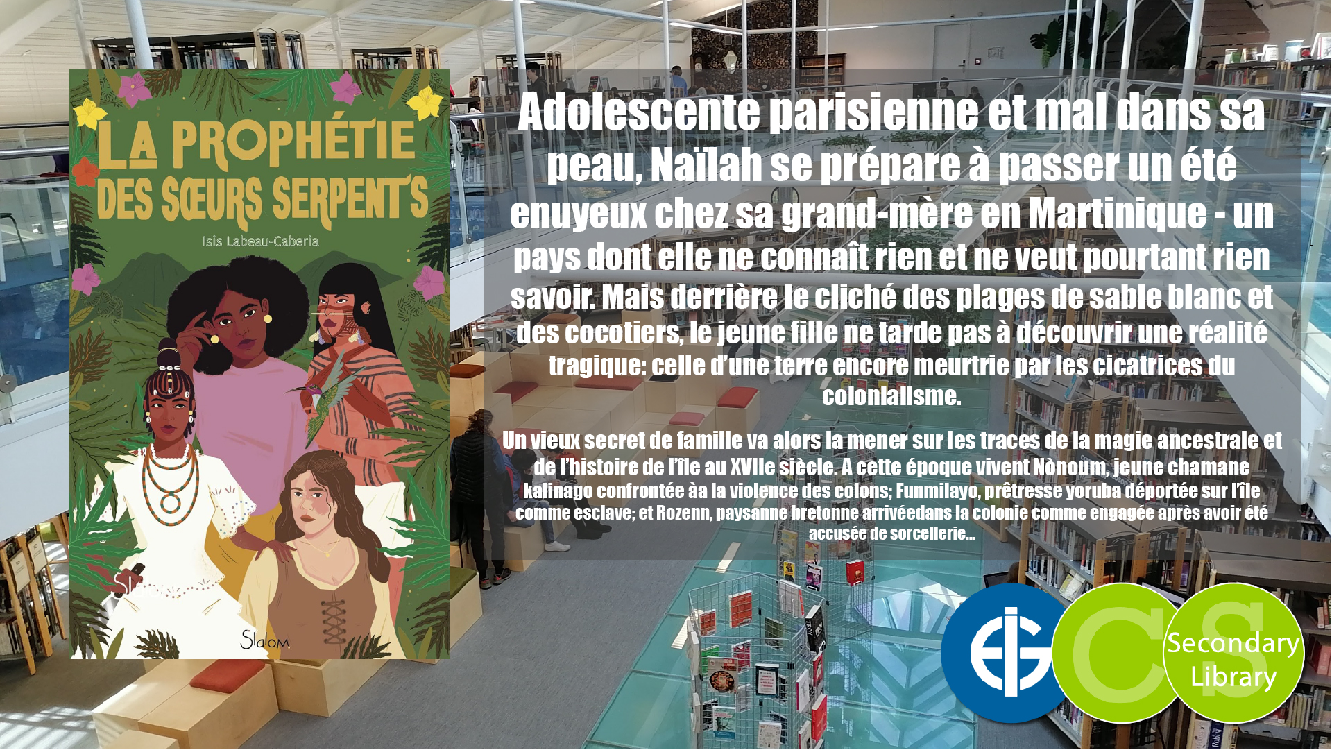 LA PROPHETIE DES SOEURS-SERPENTS / Isis Labeau-Cabéria