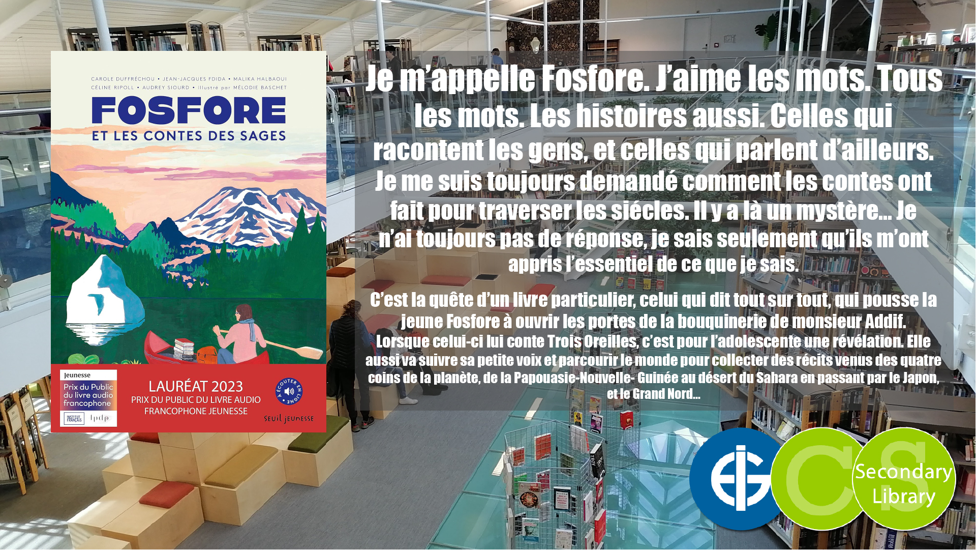 FOSFORE ET LES CONTES DES SAGES / Carole Duffréchou