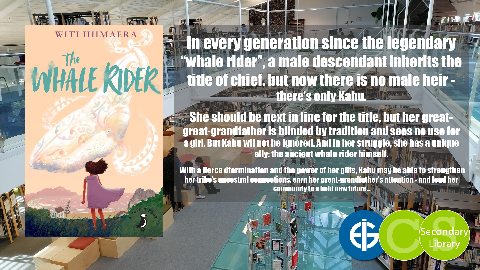 THE WHALE RIDER / Witi Ihimaera