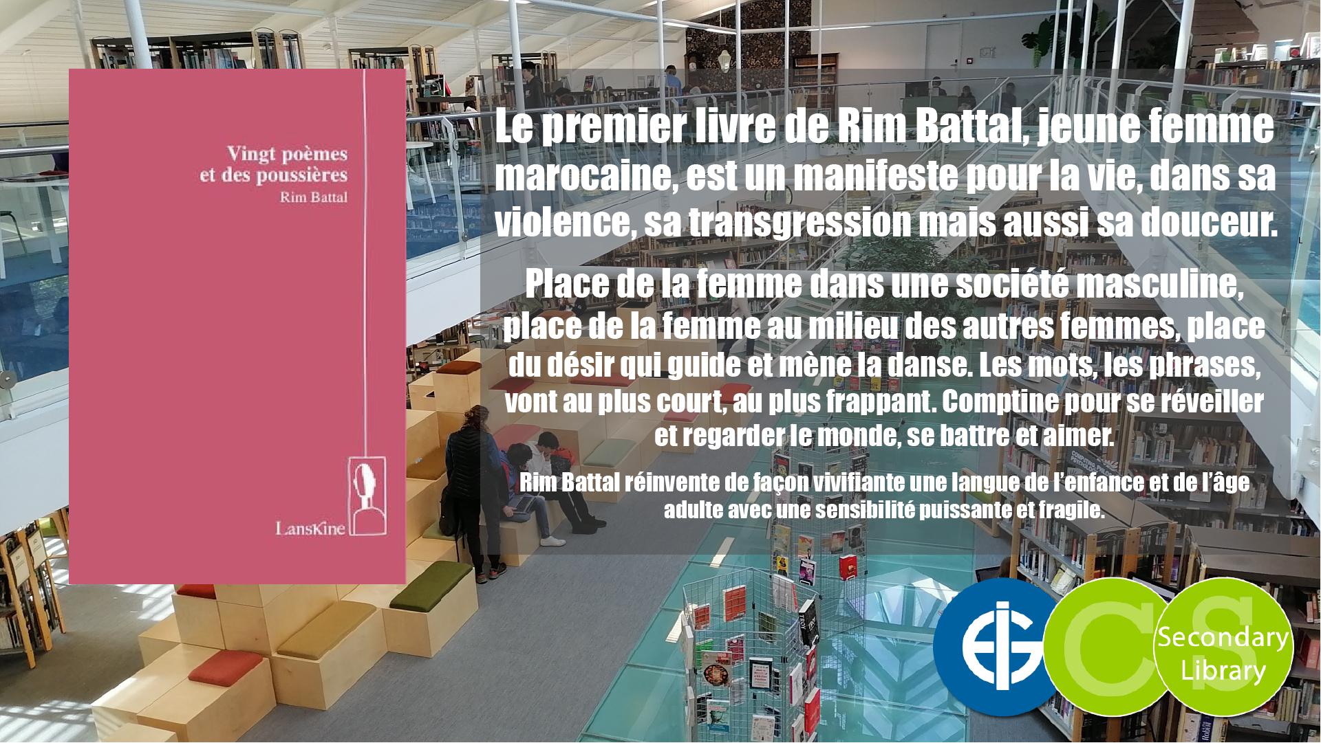 VINGT POEMES ET DES POUSSIERES / Rim Battal