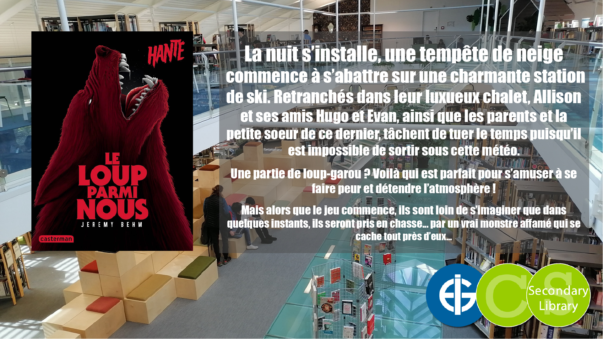 LE LOUP PARMI NOUS / Jérémy Behm