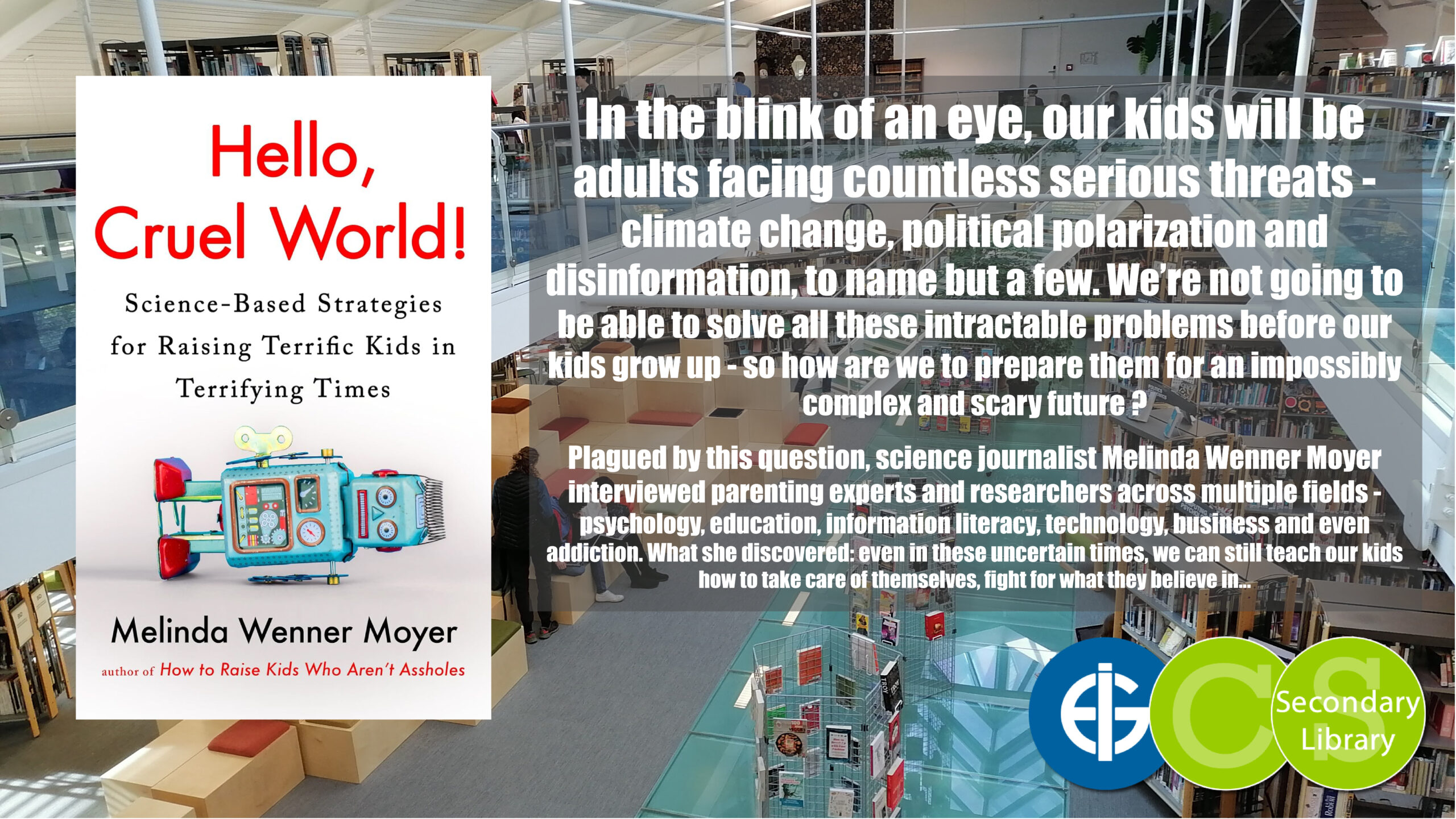 HELLO CRUEL WORLD / Melinda Wenner Moyer