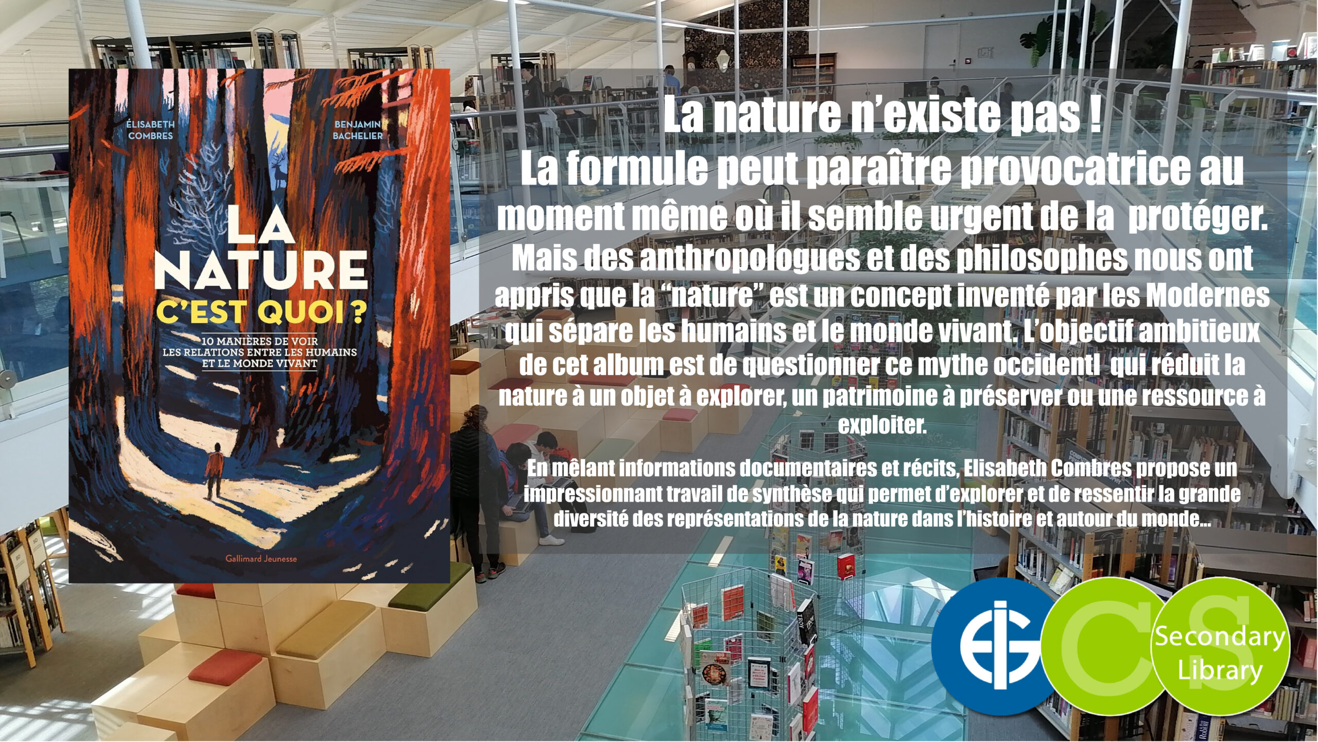 LA NATURE C’EST QUOI ? / Elisabeth Combres et Benjamin Bachelier