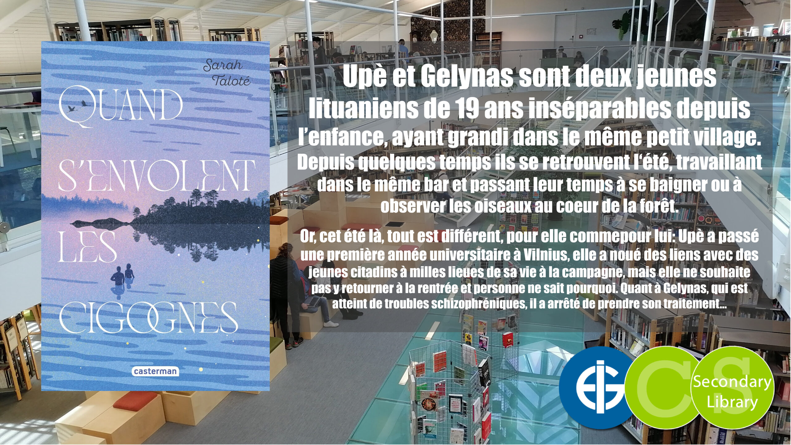 QUAND S’ENVOLENT LES CIGOGNES / Sarah Taloté