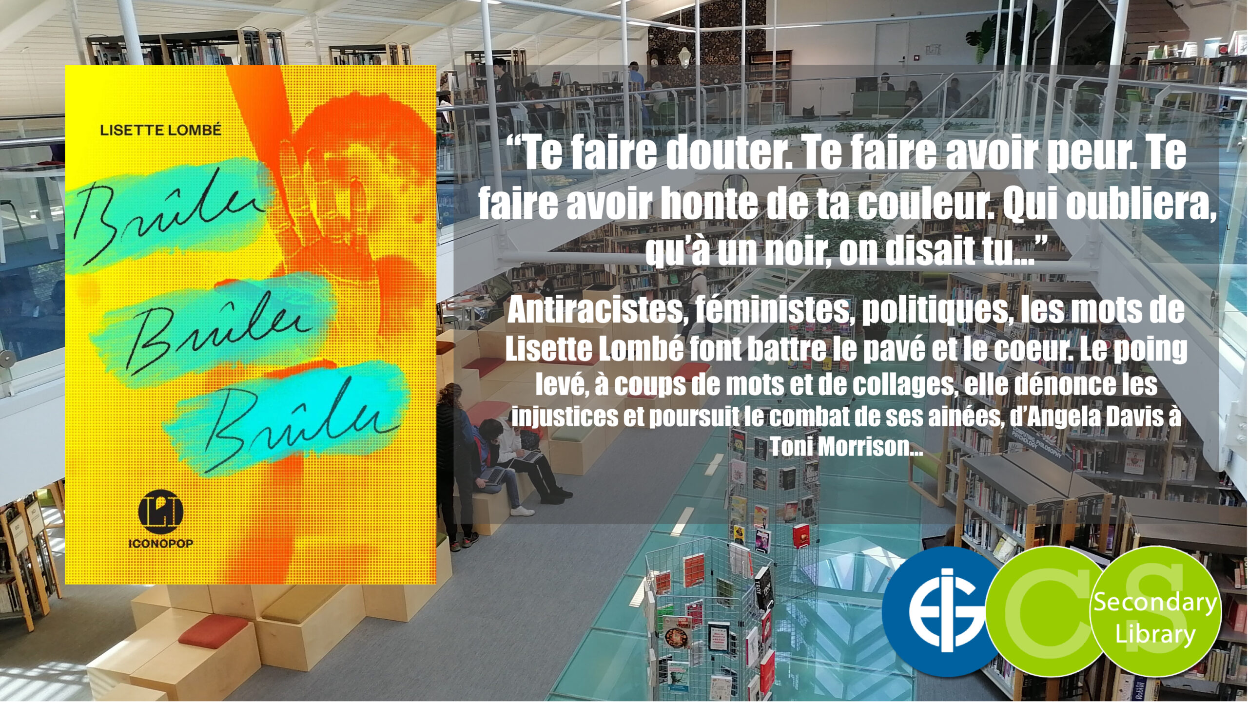 BRÛLER, BRÛLER, BRÛLER / Lisette Lombé